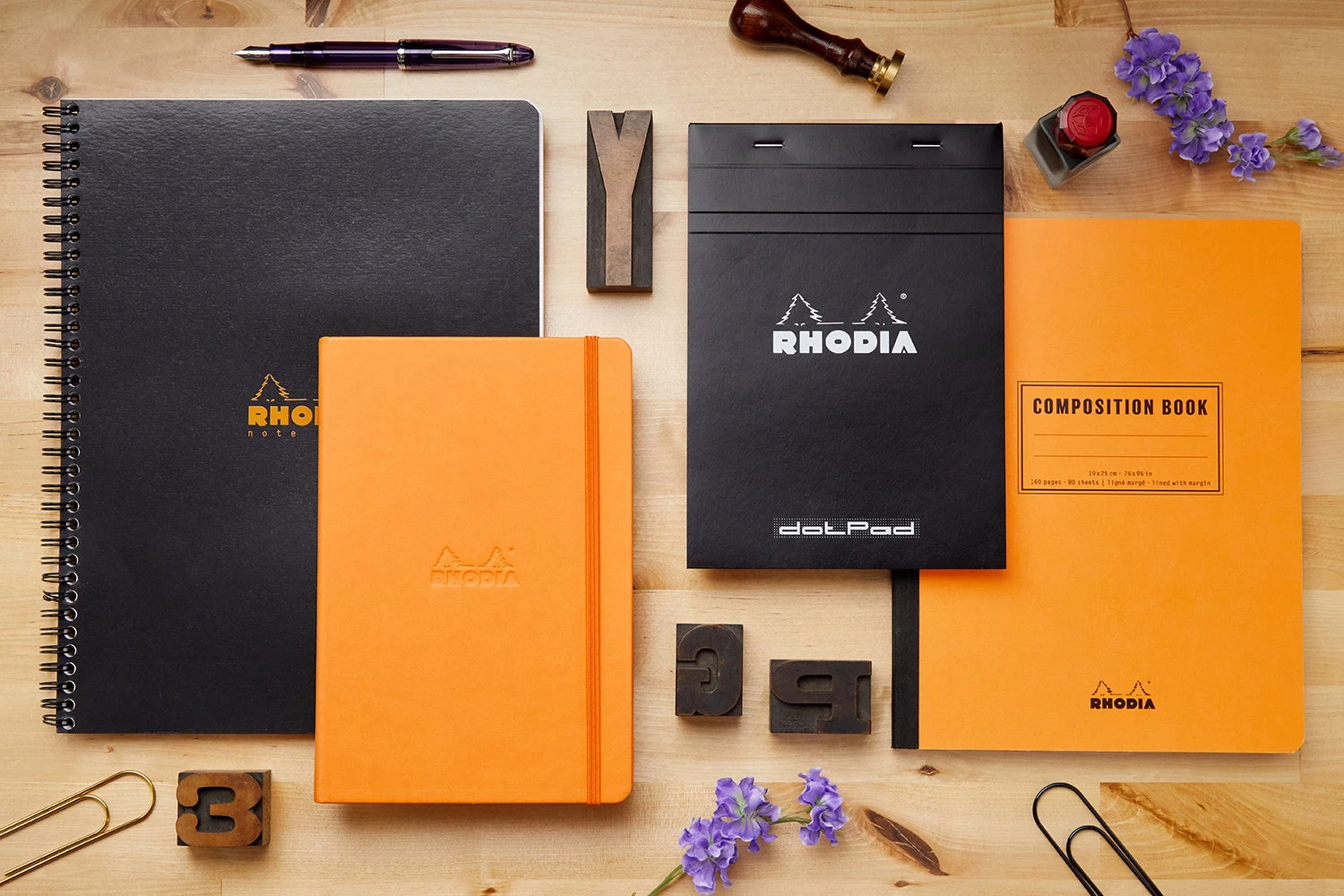 Rhodia A5 Webnotebook - Orange, Lined - Image 12