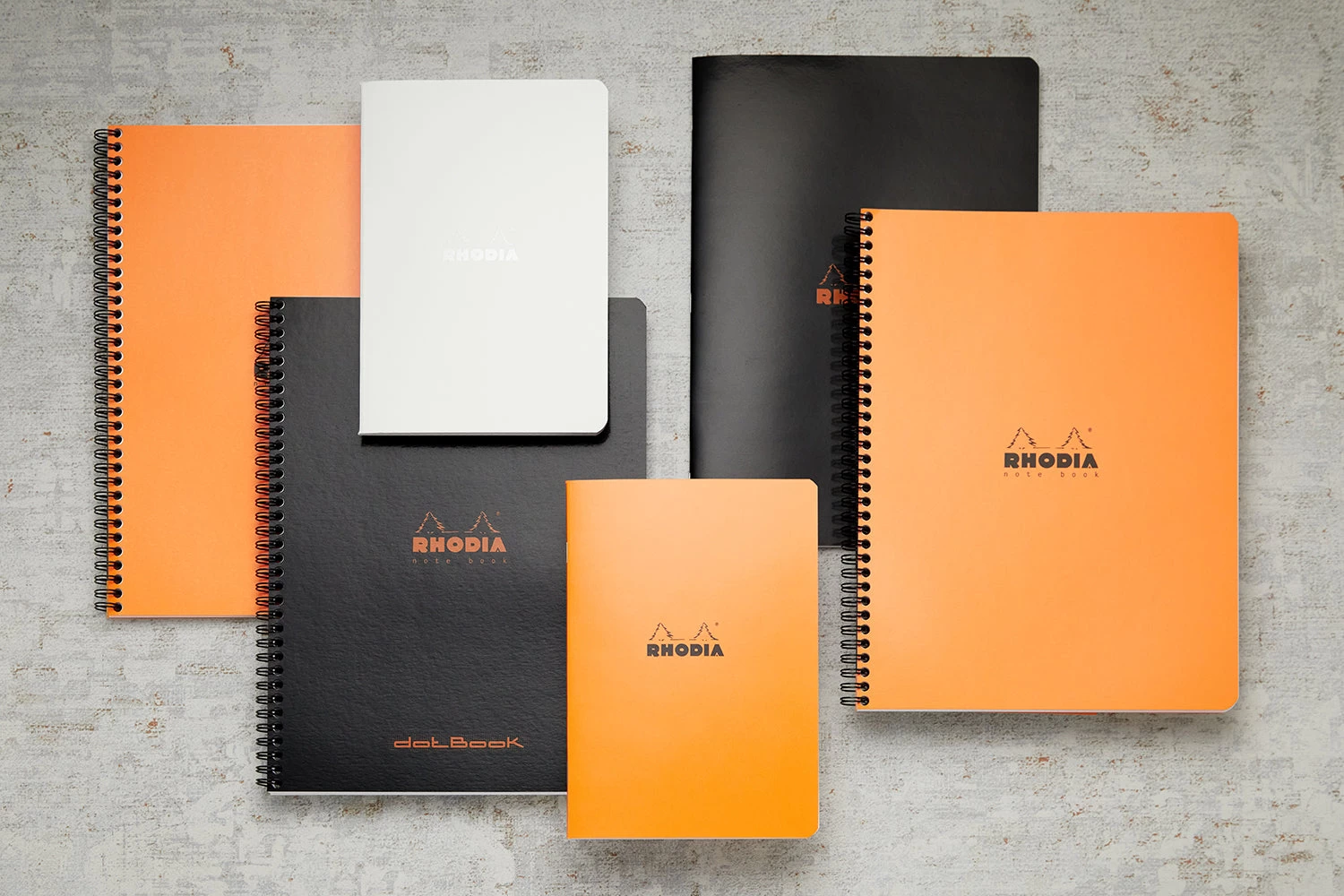 Rhodia Classic Side Staplebound A5 Notebook - Black, Lined - Image 5