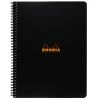Rhodia Classic Wirebound Notebook - Black, Lined (8.86 X 11.69)