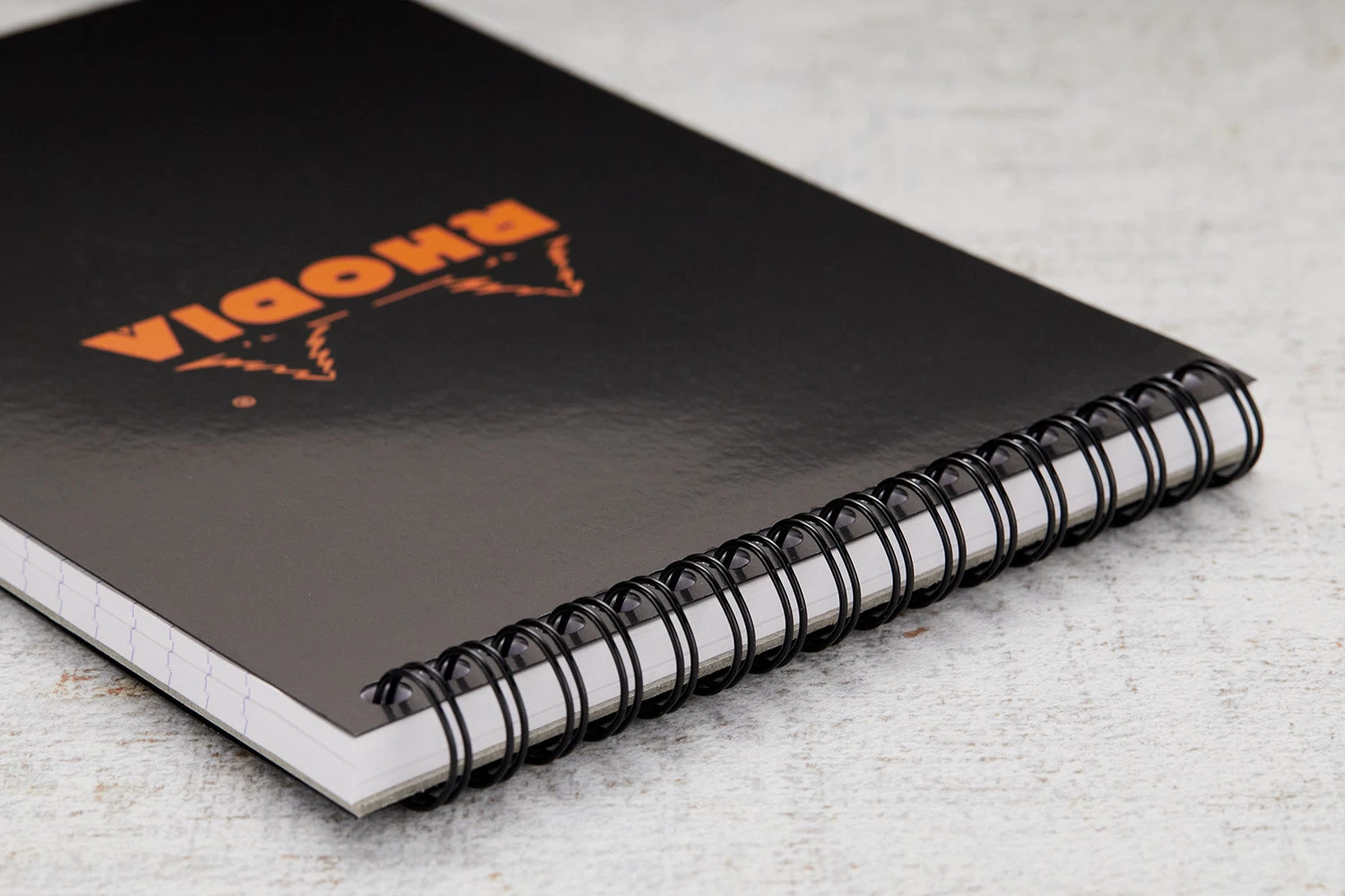 Rhodia No. 16 Top Wirebound A5 Notepad - Black, Graph - Image 6