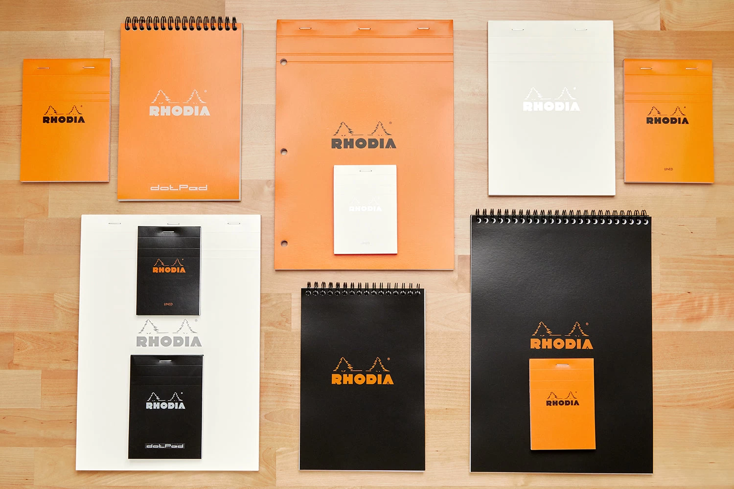 Rhodia No. 11 A7 Notepad - Orange, Graph - Image 7