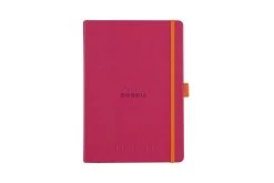 Rhodia Goalbook Dot Grid A5 Hardcover Journal - Raspberry (Ivory Paper)