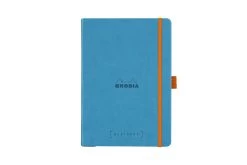 Rhodia Goalbook Dot Grid A5 Hardcover Journal - Turquoise (Ivory Paper)