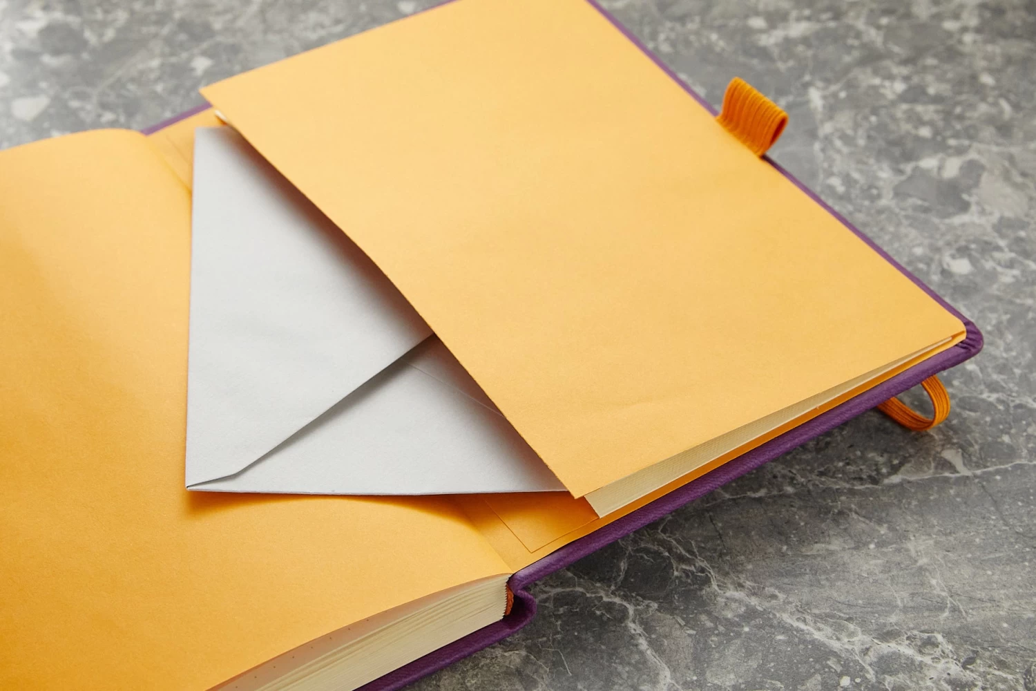 Rhodia Goalbook Dot Grid A5 Hardcover Journal - Purple (Ivory Paper) - Image 6