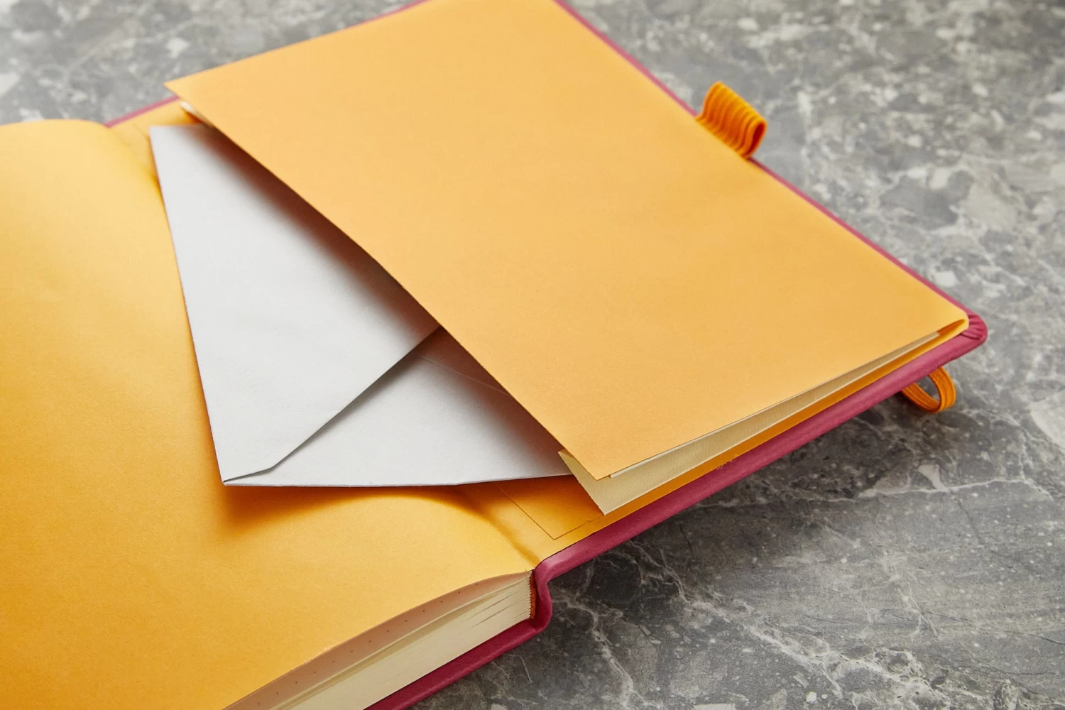 Rhodia Goalbook Dot Grid A5 Hardcover Journal - Raspberry (Ivory Paper) - Image 7