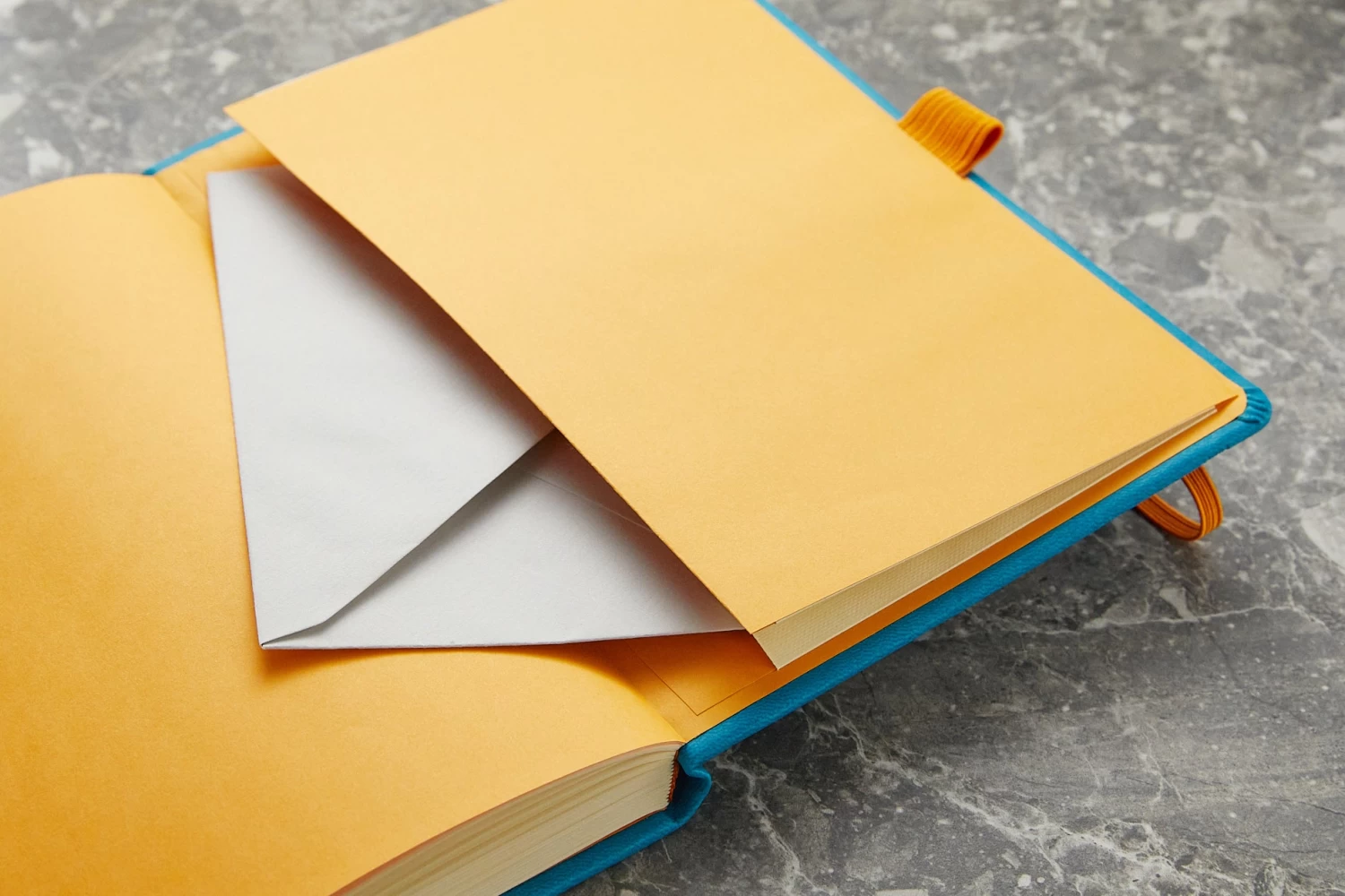 Rhodia Goalbook Dot Grid A5 Hardcover Journal - Turquoise (Ivory Paper) - Image 6