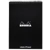 Rhodia No. 18 Top Wirebound A4 Notepad - Black, Dot Grid