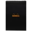 Rhodia No. 18 Top Wirebound A4 Notepad - Black, Lined