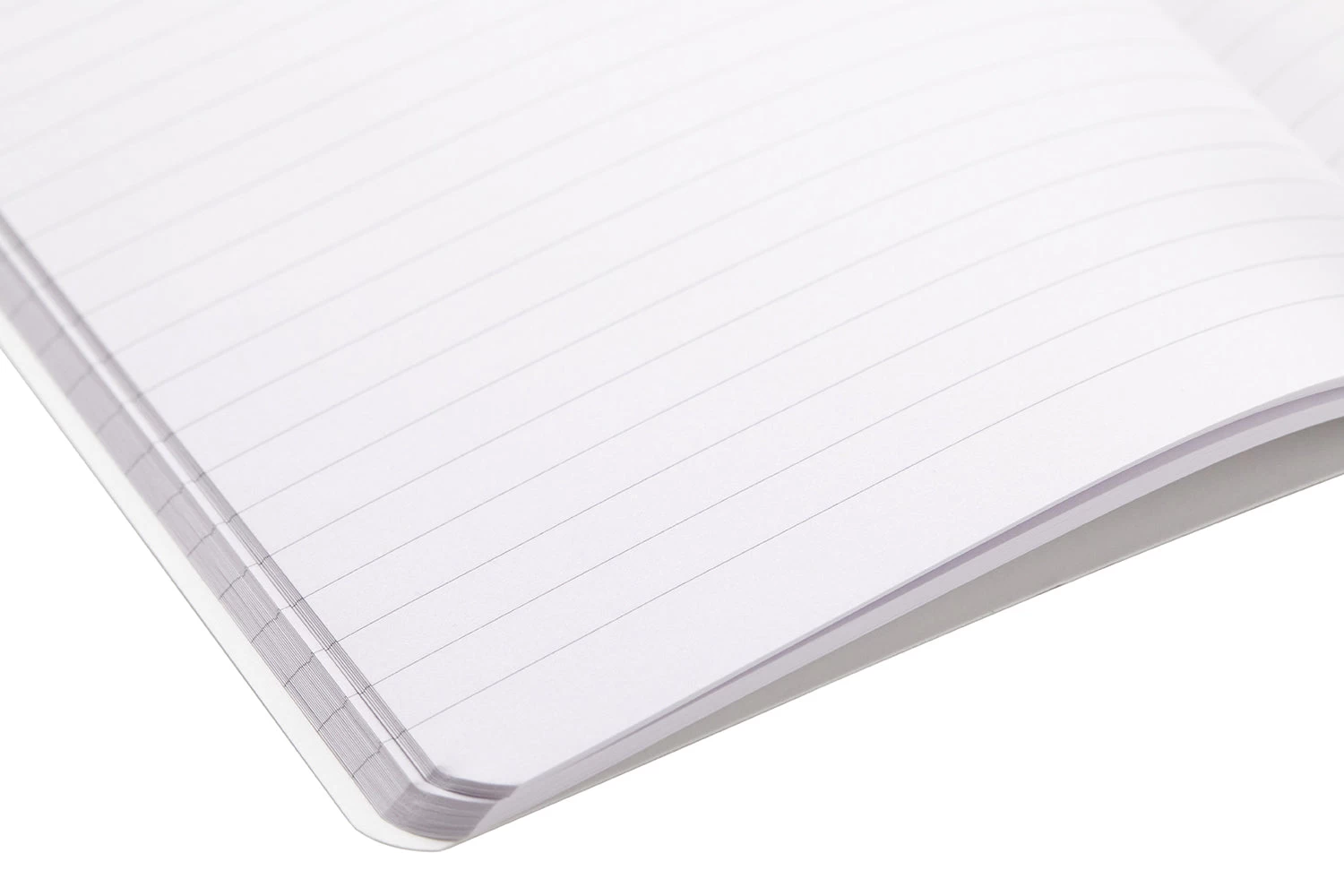 Rhodia Classic Side Staplebound A5 Notebook - Ice White, Lined - Image 4