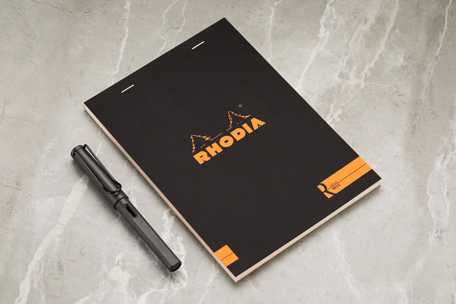 Rhodia No. 16 Premium A5 Notepad - Black, Blank - Image 3