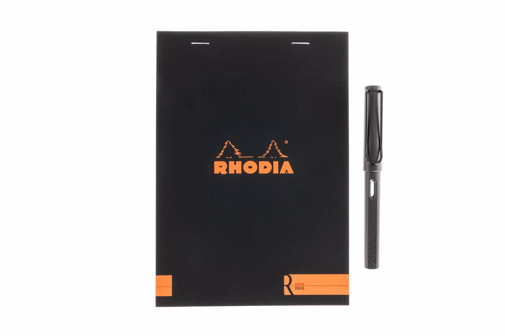 Rhodia No. 16 Premium A5 Notepad - Black, Blank - Image 2
