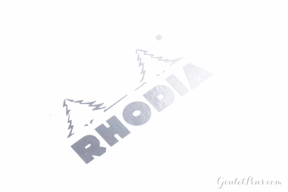 Rhodia Classic Side Staplebound A5 Notebook - Ice White, Lined - Image 5