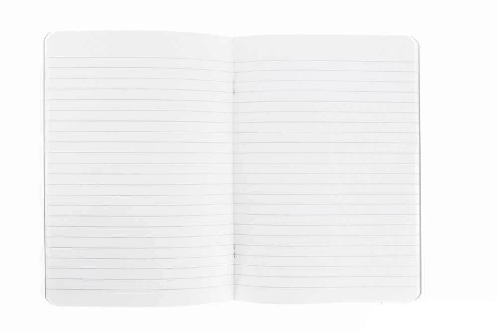 Rhodia Classic Side Staplebound A5 Notebook - Black, Lined - Image 2