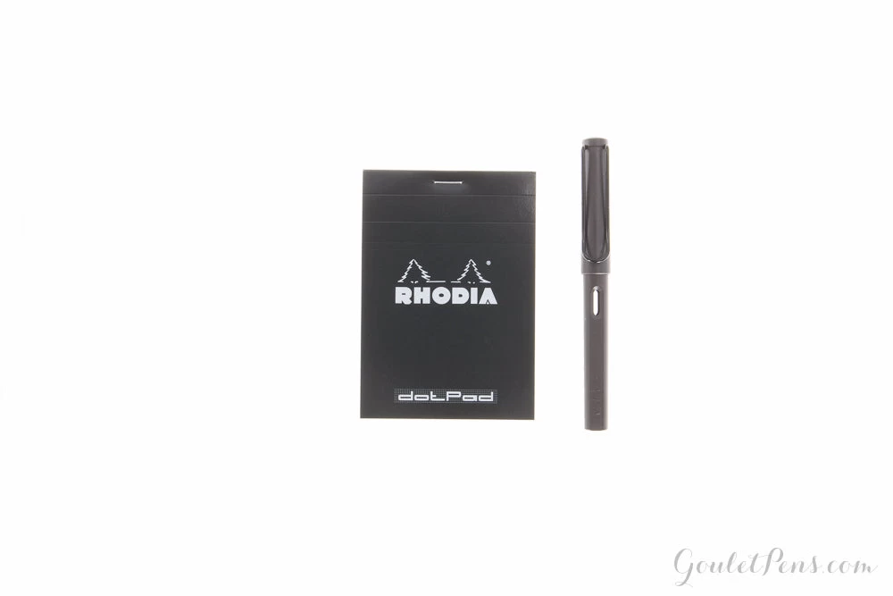 Rhodia No. 12 Small Notepad - Black, Dot Grid - Image 2