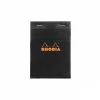 Rhodia No. 13 A6 Notepad - Black, Graph