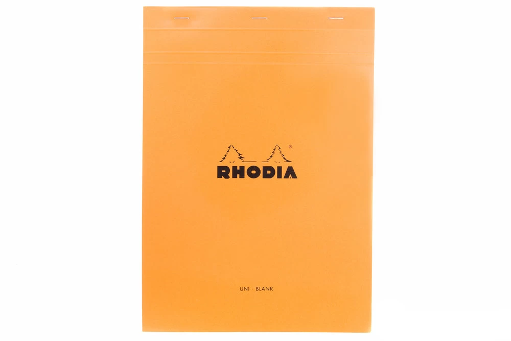 Rhodia No. 18 A4 Notepad - Orange, Blank