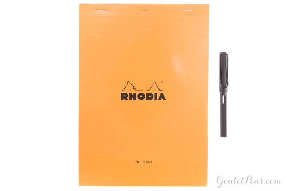 Rhodia No. 18 A4 Notepad - Orange, Blank - Image 3