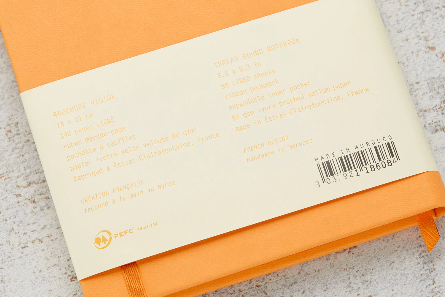 Rhodia A5 Webnotebook - Orange, Lined - Image 6