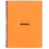 Rhodia Classic Wirebound Notebook - Orange, Graph (8.86 X 11.69)