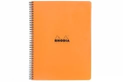 Rhodia Classic Wirebound Notebook - Orange, Graph (8.86 X 11.69)