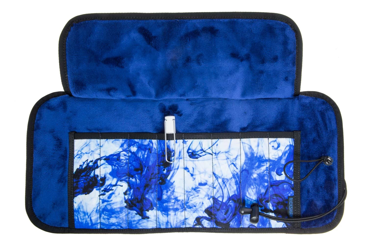 Rickshaw Bagworks Deluxe 8-Pen Roll - Inky Blue - Image 2