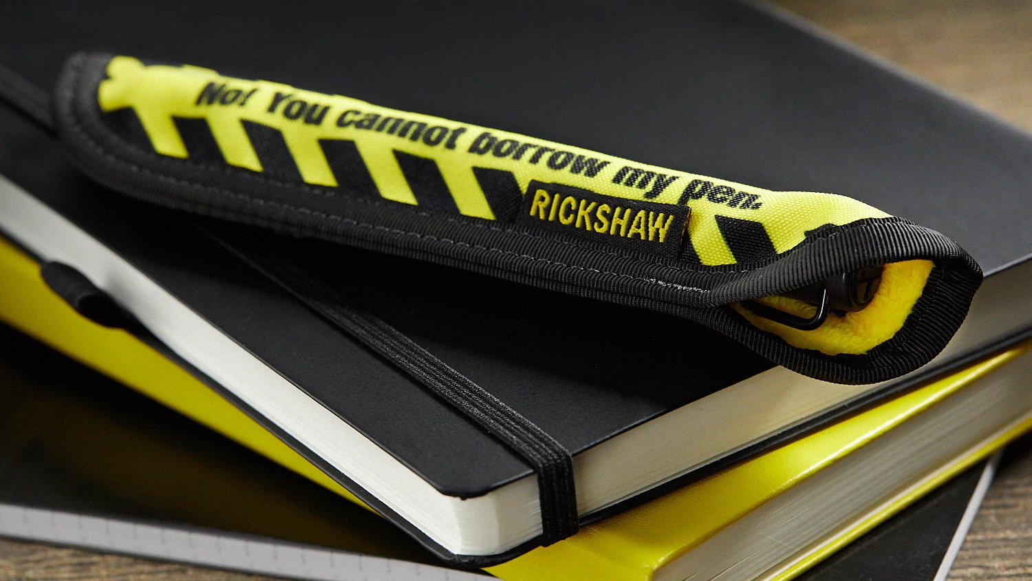 Rickshaw Bagworks 1 Pen Sleeve - No Borrow Yellow - Image 5