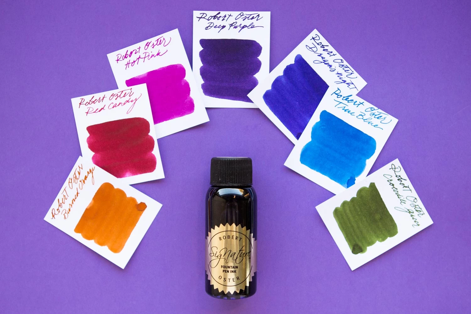 Robert Oster Crocodile Green - 50ml Bottled Ink - Image 3