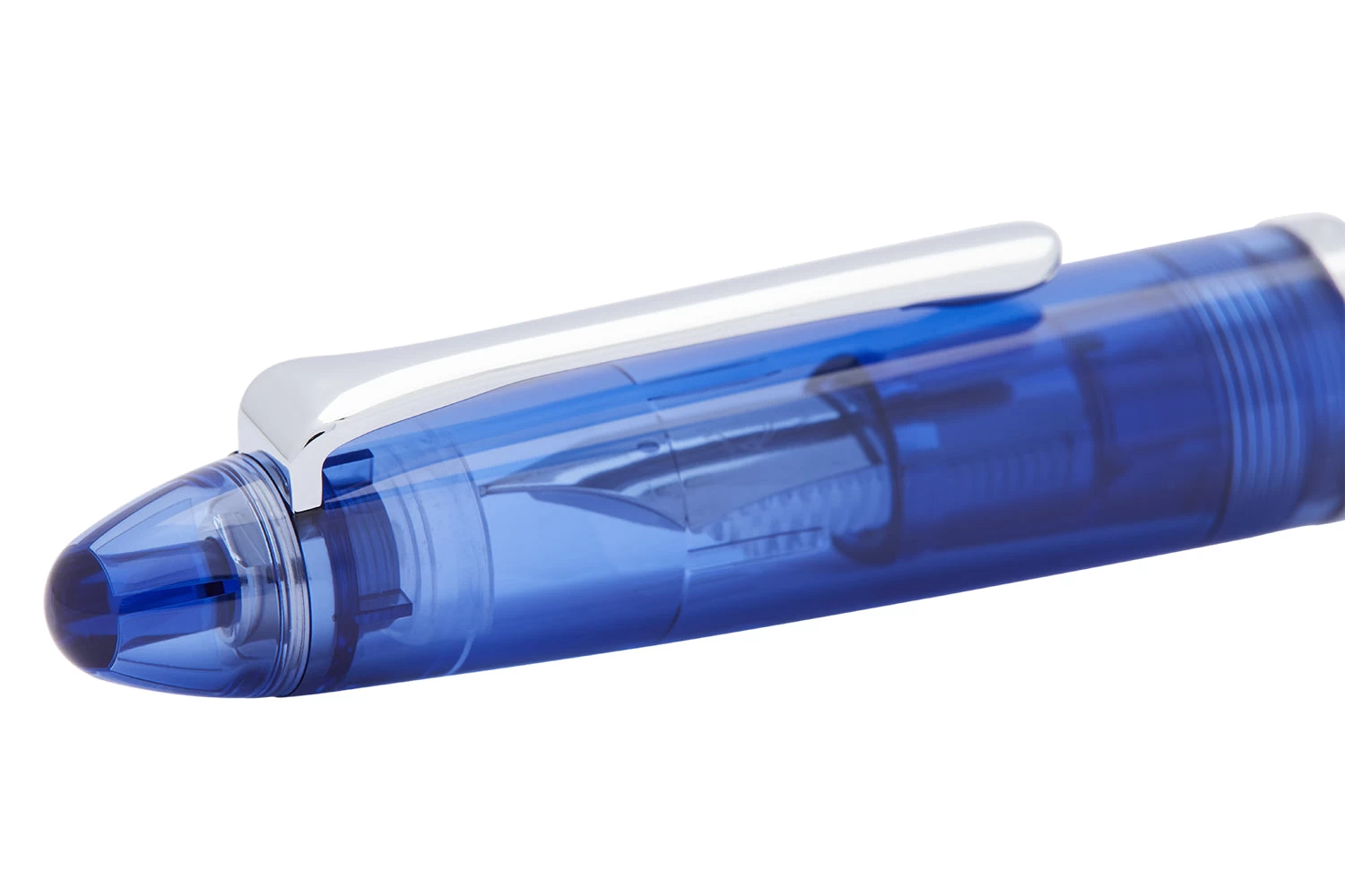Sailor Compass 1911 Fountain Pen - Transparent Blue - Image 5