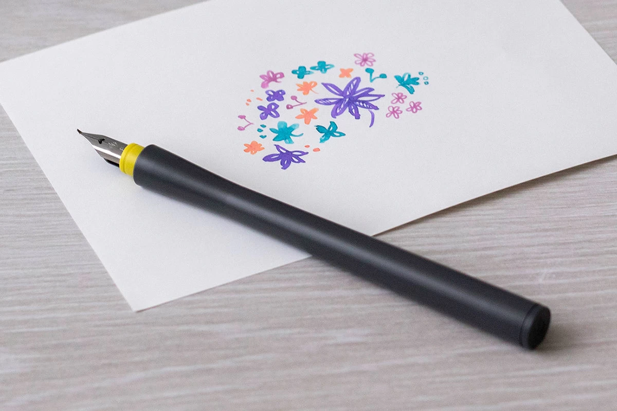 Sailor Hocoro Gray Dip Pen & Nib - Fude - Image 8