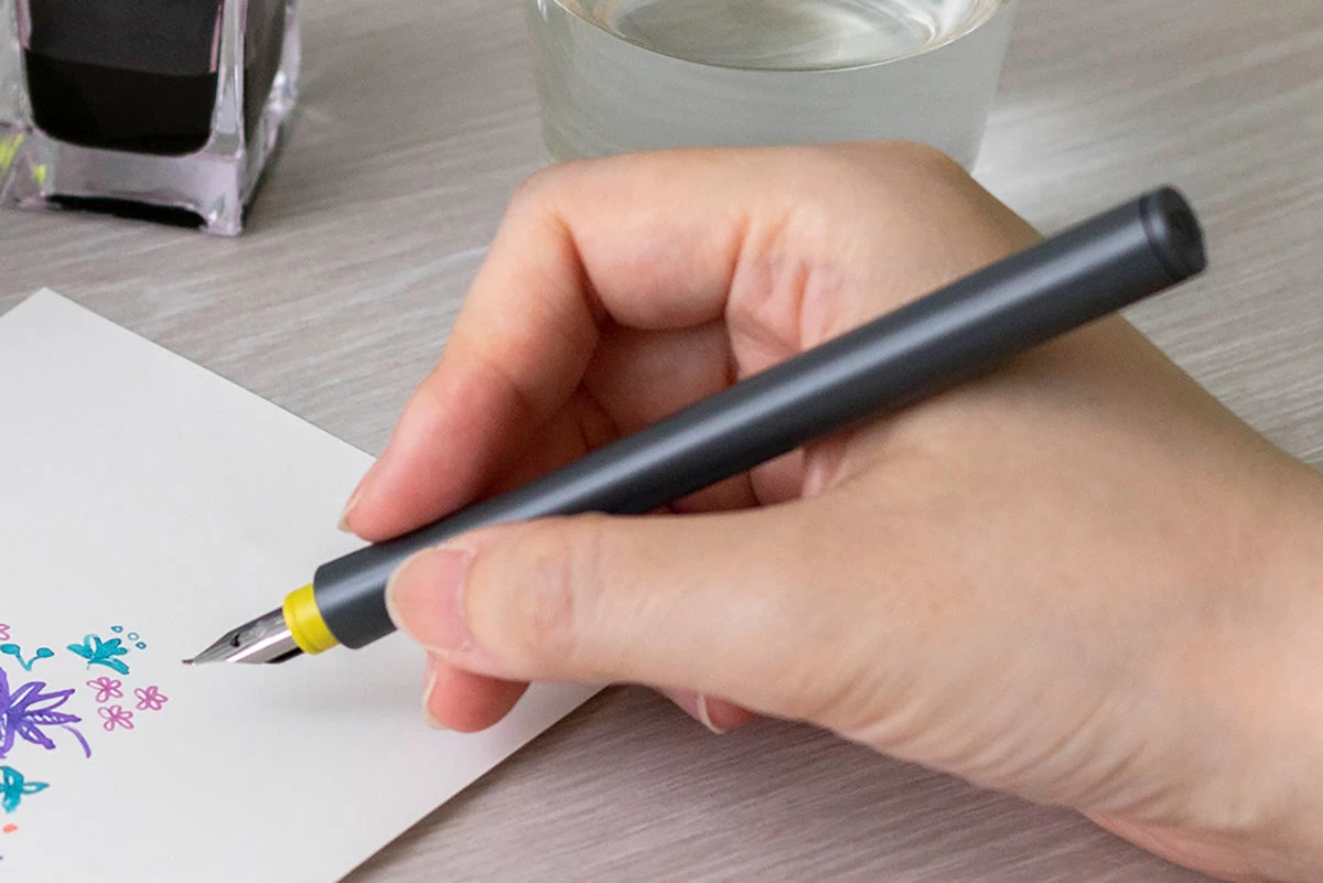 Sailor Hocoro Gray Dip Pen & Nib - Fude - Image 9