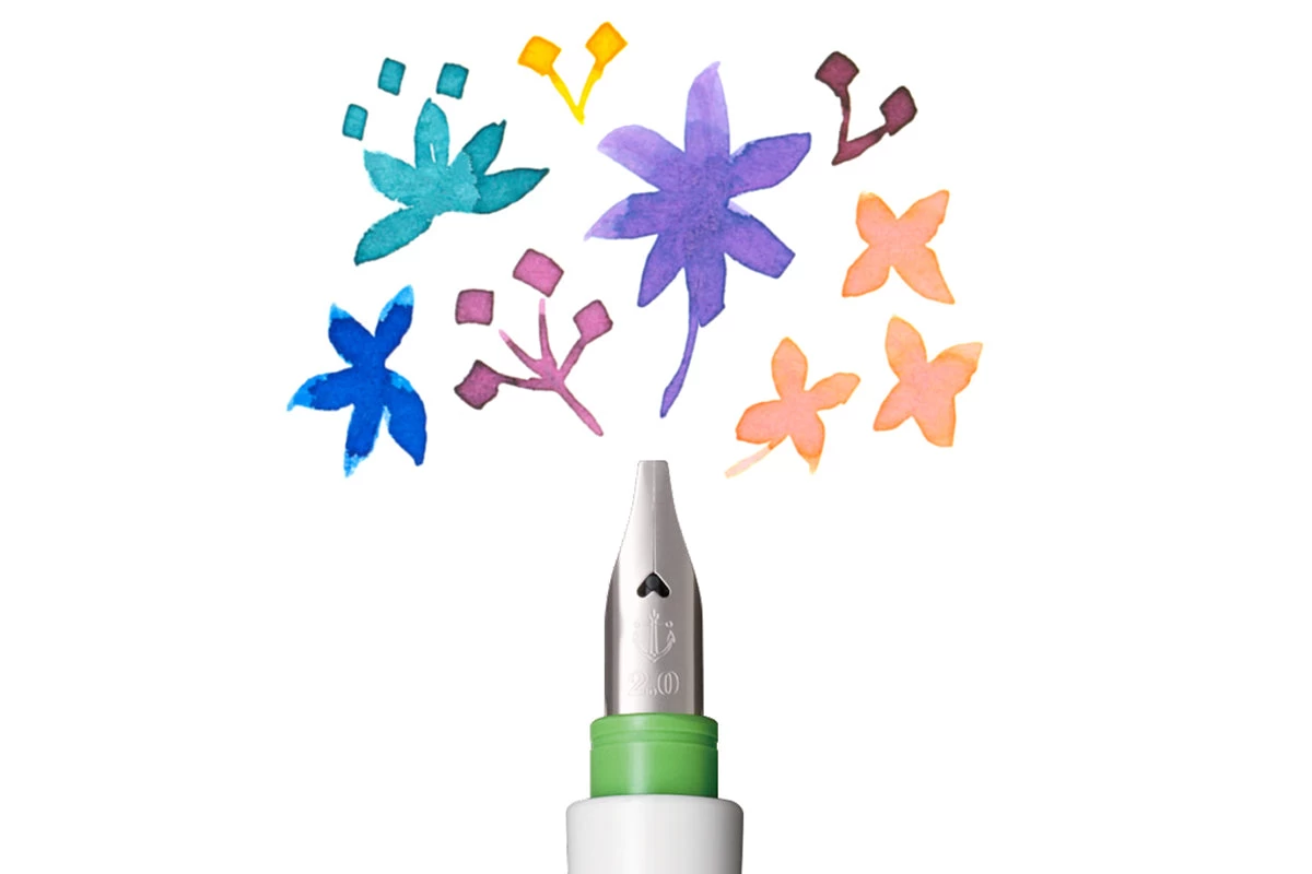 Sailor Hocoro White Dip Pen & Nib - 2.0mm Calligraphy - Image 9