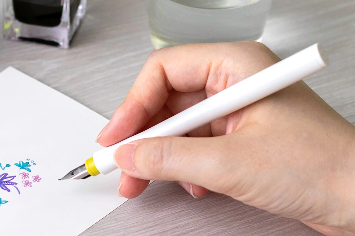 Sailor Hocoro White Dip Pen & Nib - Fude - Image 4