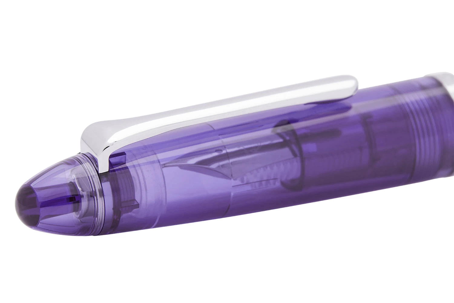 Sailor Compass 1911 Fountain Pen - Transparent Purple - Image 5