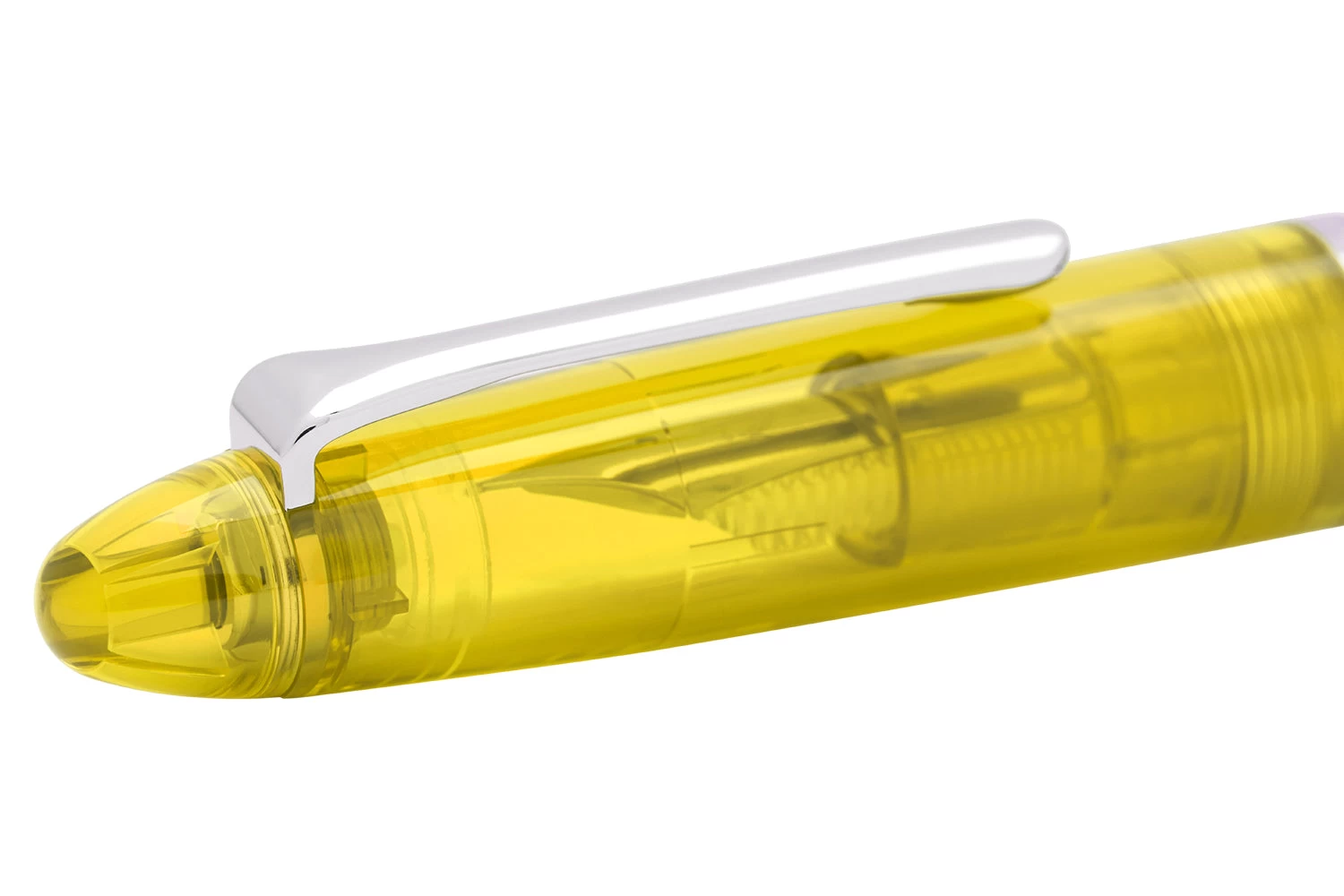 Sailor Compass 1911 Fountain Pen - Transparent Yellow - Image 5