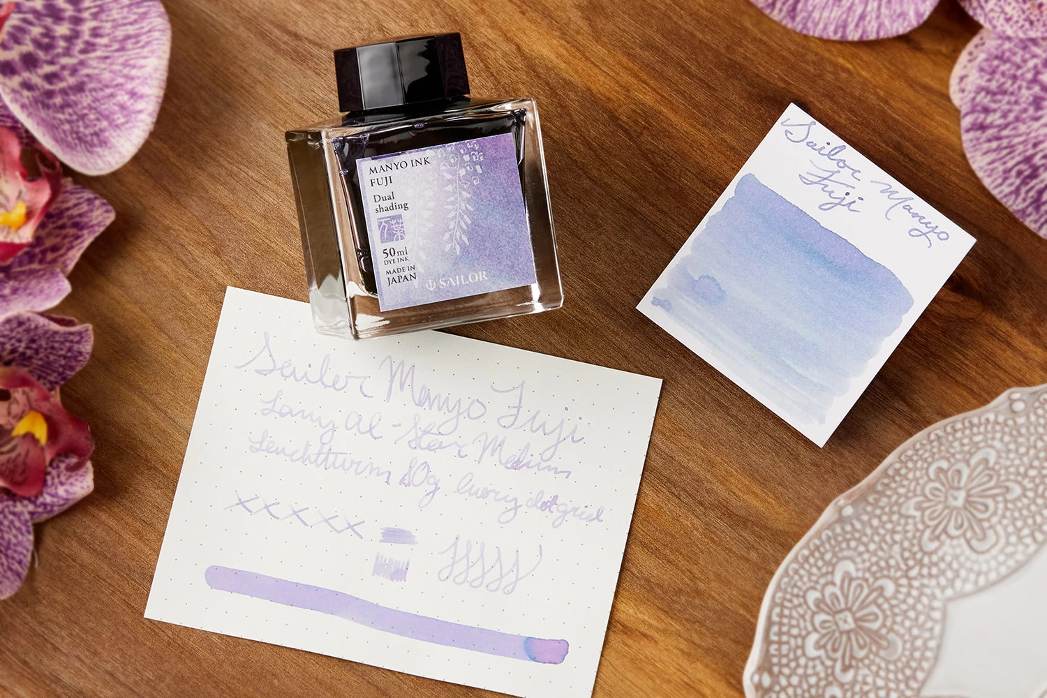 Sailor Manyo Fuji - 50ml Bottled Ink - Image 7