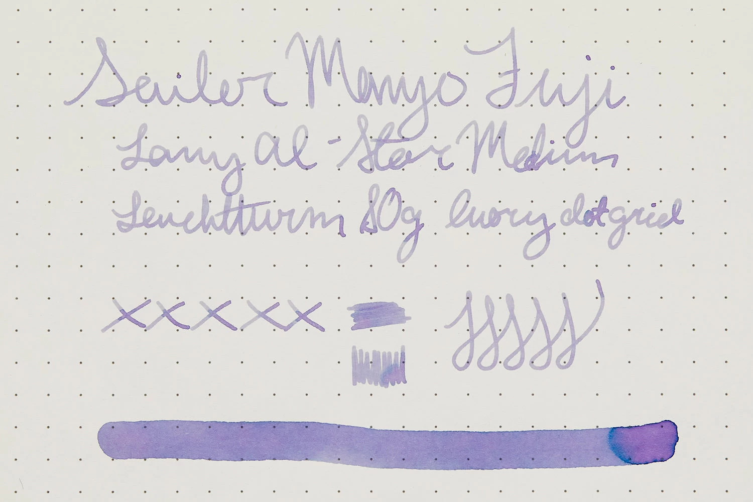 Sailor Manyo Fuji - 50ml Bottled Ink - Image 6