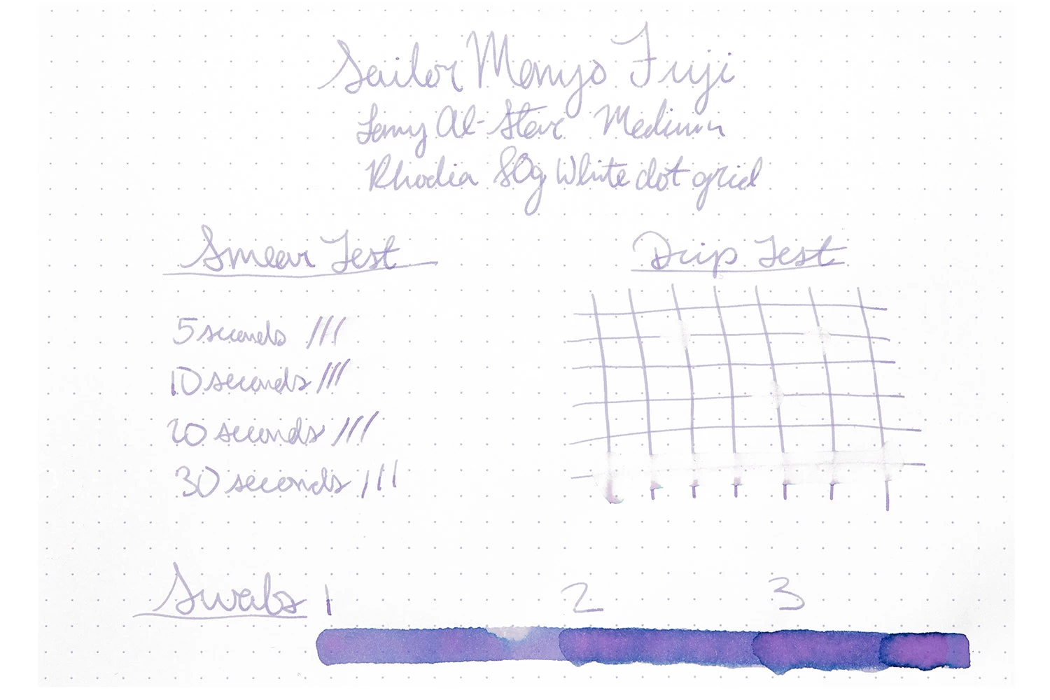 Sailor Manyo Fuji - 50ml Bottled Ink - Image 2