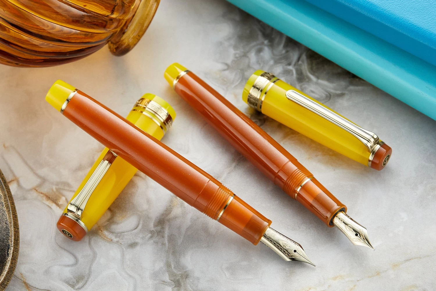 Sailor Pro Gear Slim Fountain Pen - Moonlight Over The Ocean (Limited Production) - Image 12