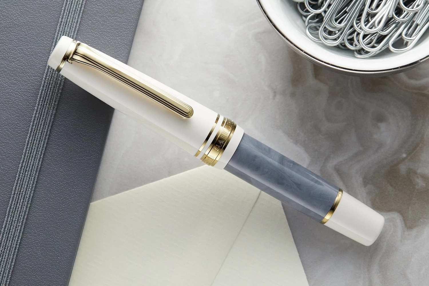Sailor Pro Gear Slim Mini Rencontre Fountain Pen - Gris Fer - Image 7