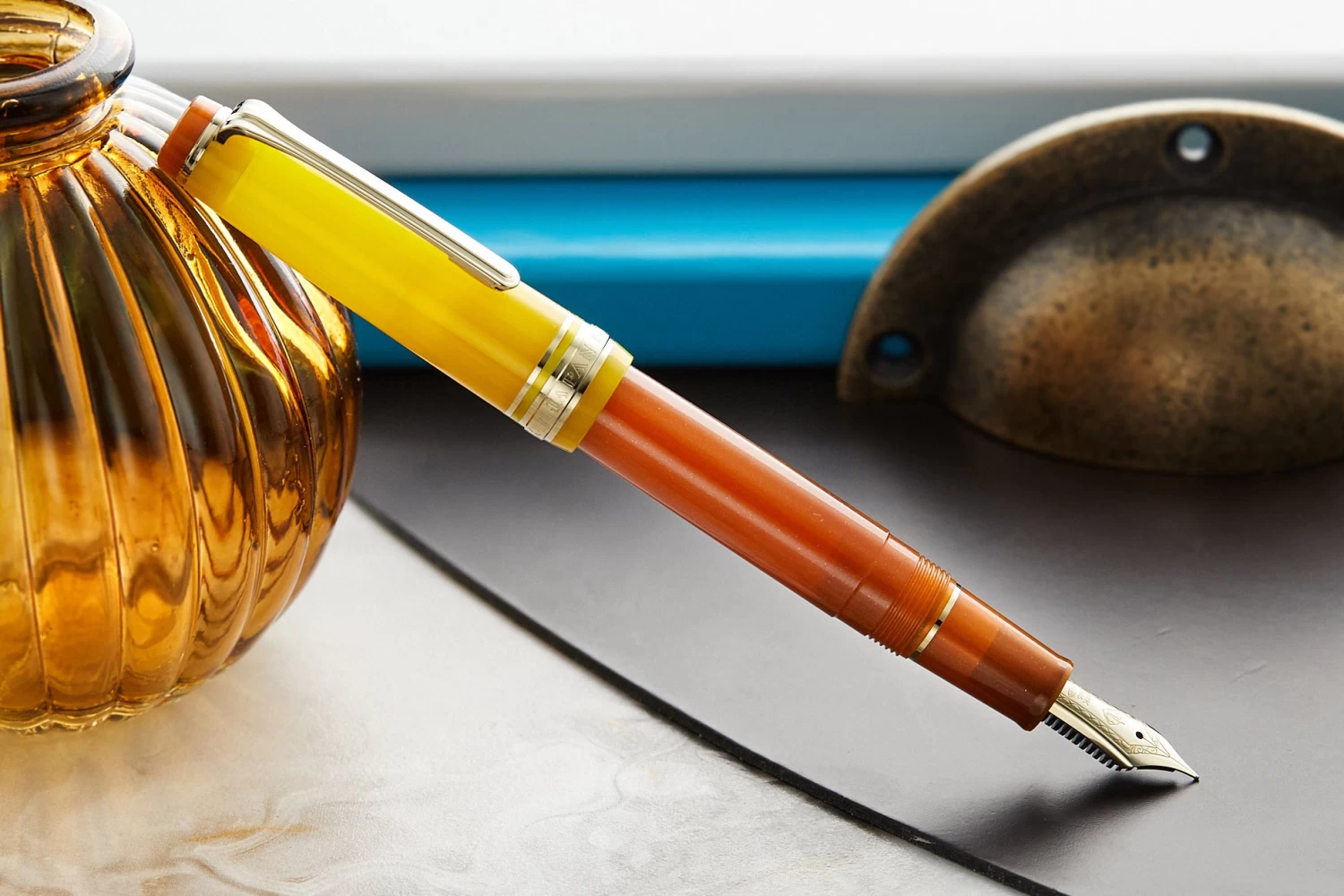 Sailor Pro Gear Slim Fountain Pen - Moonlight Over The Ocean (Limited Production) - Image 6