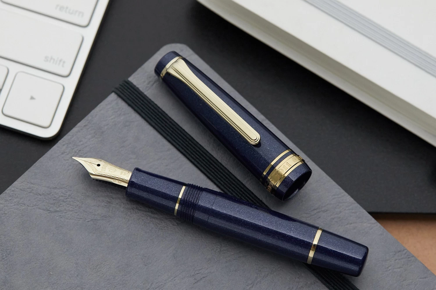 Sailor Pro Gear Slim Mini Fountain Pen - Night Blue - Image 8