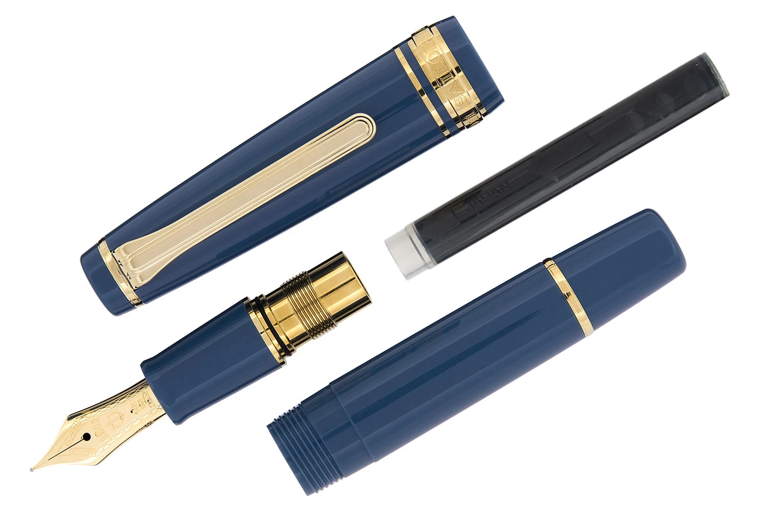 Sailor Pro Gear Slim Mini Fountain Pen - Ayur Blue - Image 3