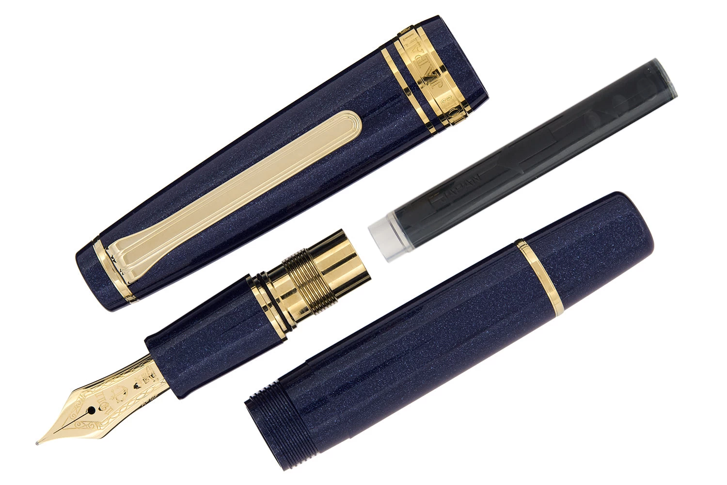 Sailor Pro Gear Slim Mini Fountain Pen - Night Blue - Image 3