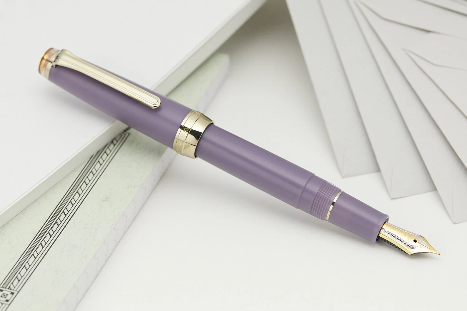 Sailor Pro Gear Slim Fountain Pen - Autumn Drizzle - Image 3