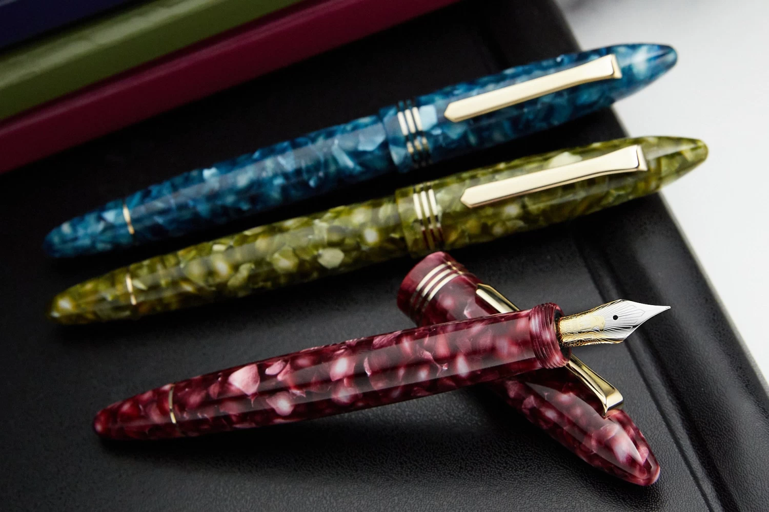 Tibaldi Bononia Fountain Pen - Pomegranate (Limited Edition) - Image 8