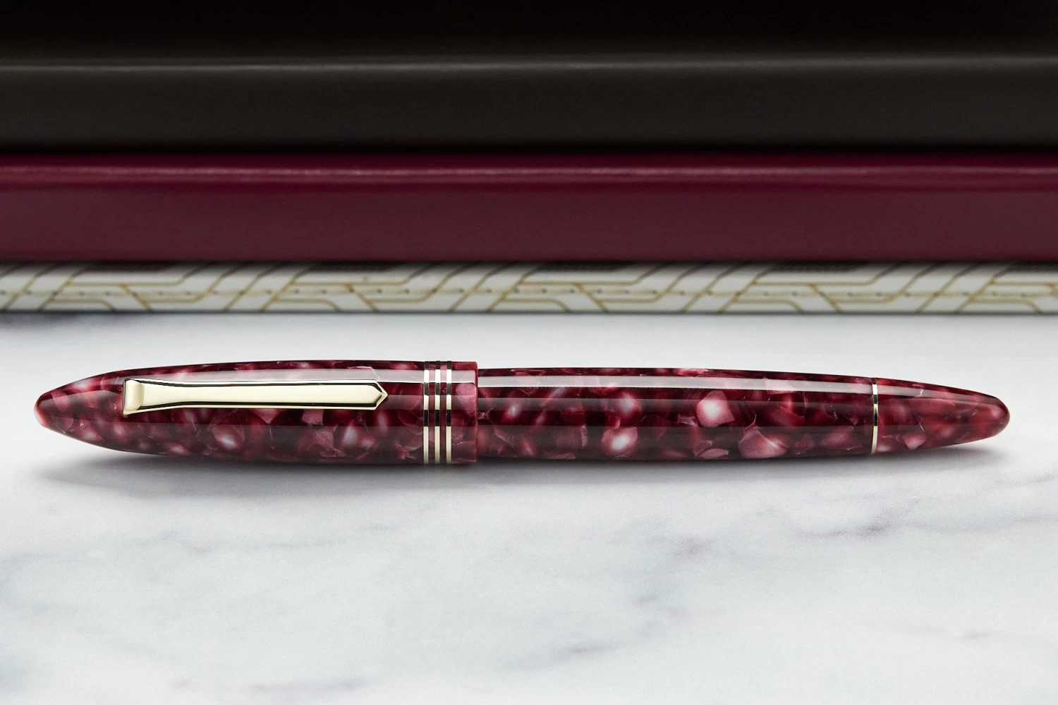 Tibaldi Bononia Fountain Pen - Pomegranate (Limited Edition) - Image 2