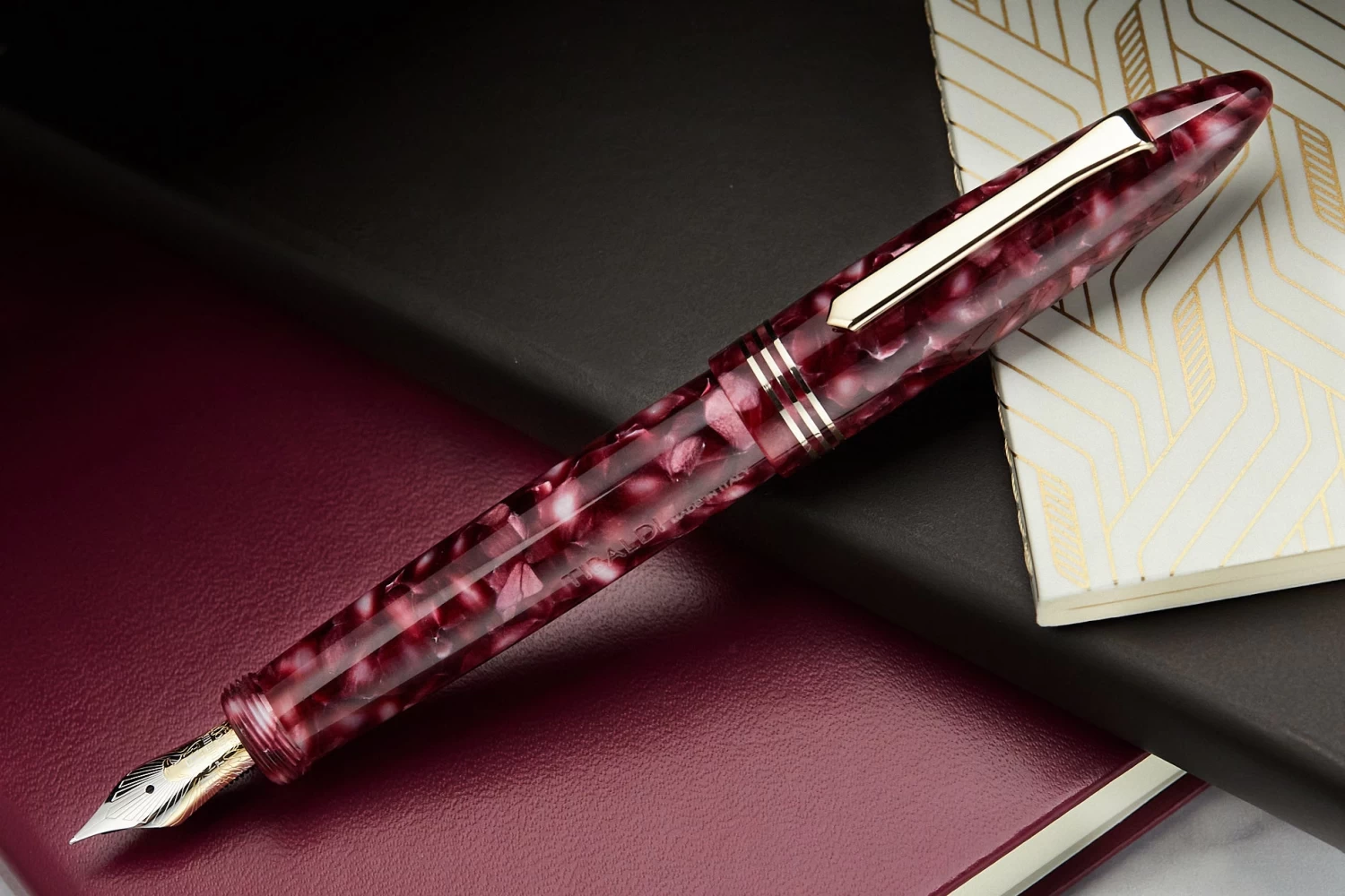 Tibaldi Bononia Fountain Pen - Pomegranate (Limited Edition)