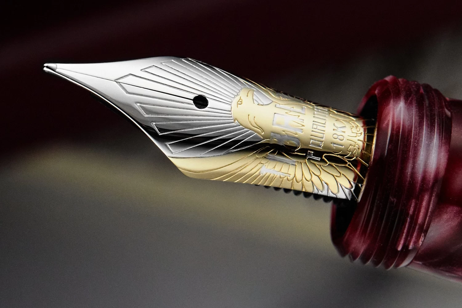 Tibaldi Bononia Fountain Pen - Pomegranate (Limited Edition) - Image 4