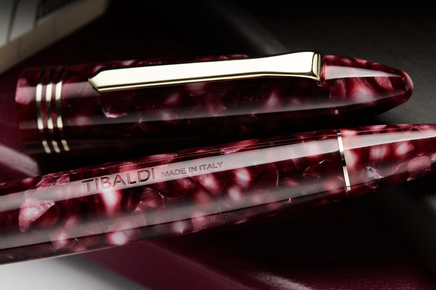 Tibaldi Bononia Fountain Pen - Pomegranate (Limited Edition) - Image 7