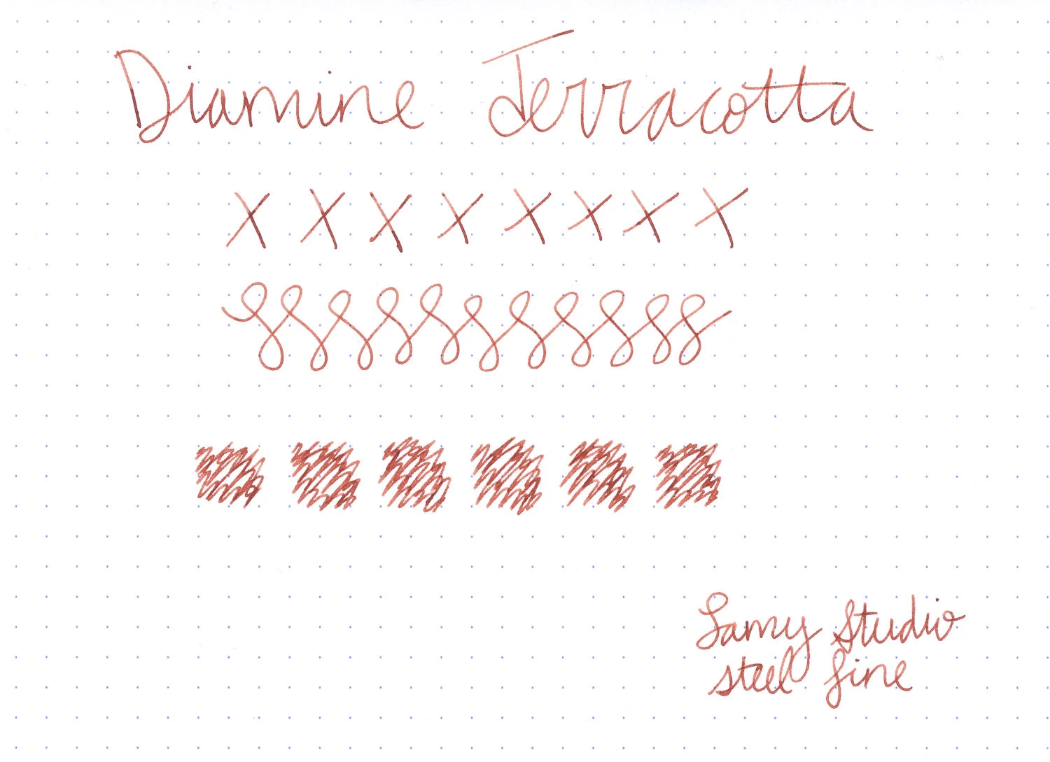 Diamine Terracotta - 40ml Bottled Ink - Image 2